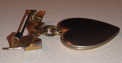 Antique Edwardian Sweetheart C-Clasp Bow Locket & Heart Necklace Lot – As-Is