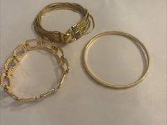 30 Vtg Goldtone Costumes Jewelry Lot Coro, SAC, Lisner, Trifari, 7 Monet, Etc.