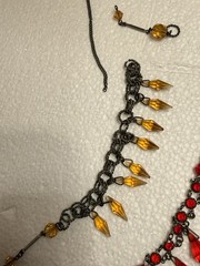 Art Deco Neclaces Gothic Glass Chech 1920s 1930s Jewelry Lot Chokers Earrings