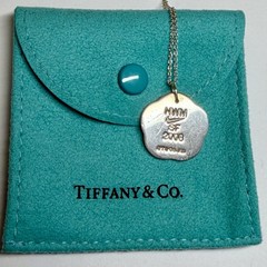 Tiffany 2008 Women Nike Marathon San Francisco Charm Pendant Silver 16”Necklace
