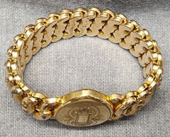 Pitman & Keeler American Queen Sweetheart Expandable Bracelet Vintage Rare Shape