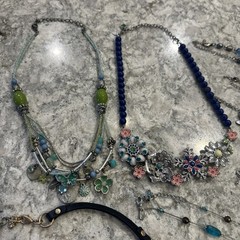 VTG TO NOW ESTATE JEWELRY LOT OF 40+ Pieces Lia Sophia Designer Gaudy Y2K