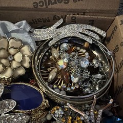 Vintage to Now Jewelry Lot, ALL WEARABLE Untested. No Broken. Box A2