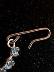 Vintage 1950’s-1960’s Light Ice Blue Rhinestone Necklace