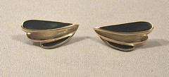 VTG 1950s-1970s Crown Trifari Clip On Earrings Lot Gold Tone 7 Pair Retro MCM