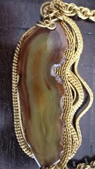 5 Handmade Egyptian Wire Wrapped Brass Gemstone Necklaces – $750+ Retail