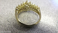 Estate 14k Gold Clean Diamond Ring 1.35 ctw F-G VS1-SI1 size 7 Make Offer