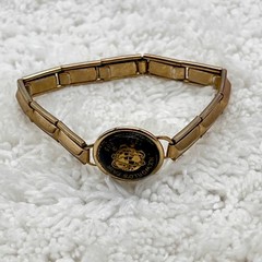 Vintage NY Worlds Fair Bracelet 1964 1965 Expandable Fits Small 5.5″ Wrist