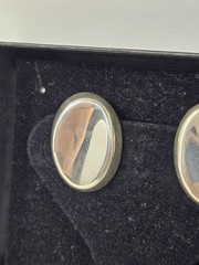 Oval Sterling Silver Sarah Coventry Styled Clip On Earings