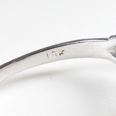 Antique Art Deco 1920’s Diamond Engagement Ring 18KW Size 6 UK-L1/2 EGL USA