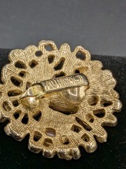 Sarah Coventry 1960s Vintage Book Piece Diamante Earrings Clip-On SEE PICS