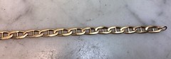 Vintage 14K Gold Anchor Mariner Link Chain Bracelet 4.91 Grams