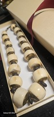 Vintage Horn/bone Bakelite And Elephant Horn necklace Rare Treasure Beautiful