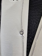 Vintage Celebrity NY Silver Tone Necklace 15″ Lot of 2 New Old Stock