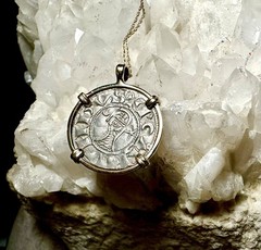 Genuine 12th Century Templar Crusader Coin In Solid 14k Handmade Gold