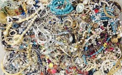 Jewelry Vintage To Modern Lot Craft Junk 1 Pound…. SEE DESCRIPTION…