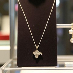 Vintage Sterling 925 Cross Locket Necklace Vatican Prayer Reliquary Pendant