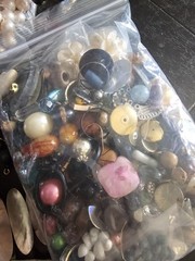3LB 9OZ Lot of Unsearched Jewelry Repair Craft Wear Lot