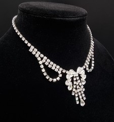 Vintage 1950’s-1960’s Rhinestone Choker Necklace