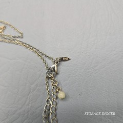 Vintage SHB Turquoise Howlite Tassel Pendant Gold Tone Chain Necklace 33″ Long