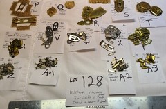 Vtg Fur Dress clips Mariam Haskell Findings Filigree some Signed perforated 128