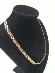 Lot of 2 Chain Gold Tone Vintage Y2K Necklace 18 in Gold Tone Rope Chain 26 in