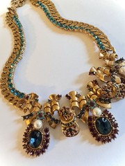 Vintage Ciner Necklace – Wonderful, Colorful, Art Deco Hints, Excellent & Signed