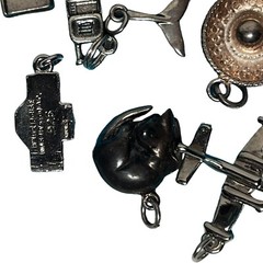 Vintage Sterling Silver Souvenir Travel Novelty Charms For Bracelet Many Marked