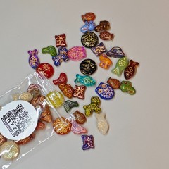 100g Vintag Styley Bulk Jewelry glass bead Lot ALL Brand New Untested Mix Match