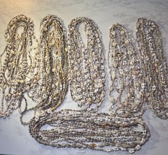 60 VTG-Now Seashell Lei LOT Kukui Nut cowrie shell Necklaces Wedding Luau Party