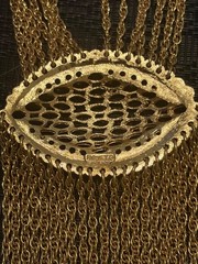 Rare Vintage Monet 70s Sculptural Multi Strand Tassle Necklace
