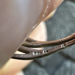 Vintage Sterling Silver Open Work Designed Ring Weaved Twig Pattern – Size 7