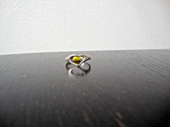 VINTAGE 1970-80s OPENWORK WITCHES HEART STERLING SILVER STAMPED 925 RING SZ 6