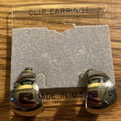 NOS VTG LOT Estate Clip On Earrings Jewelry SIX PAIRS Adults Or Kids Dress Up