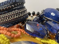 4Lb Mixed Mystery Jewelry Lot Vintage Mod Boho Bead Necklaces Bracelets Earrings