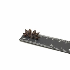 Vintage WHEELER MFG Copper Southwestern Arrow Stud Post Earrings 2.2g #85