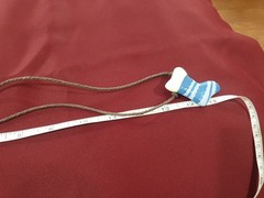 Flying Colors Vintage Xmas Necklace Stocking Blue & White Festive Holiday