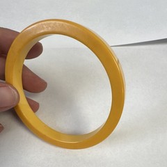 Vintage Bakelite Butterscotch Bangle Bracelet