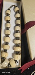 Vintage Horn/bone Bakelite And Elephant Horn necklace Rare Treasure Beautiful