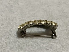Vintage Brooch American Jewelry Co. Signed Art Deco Pot Metal