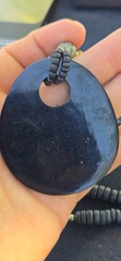 Horn Bone Shell Mother of Pearl Jet Abalone African Tribal Style 24″ L Necklace