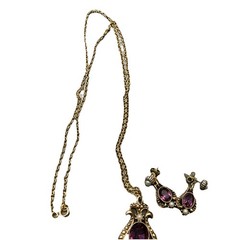 Vintage Avon “Queensbury” Necklace And Earrings Jewelry Set – 1974