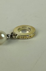 Vintage 90s Carol Lee Single Strand Knotted Faux White Pearl Necklace 15″, K104