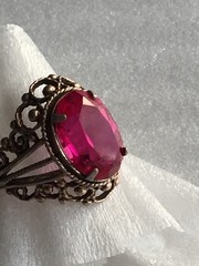Rings silver 875 gold Plated Russian Soviet Silver vintage USSR old