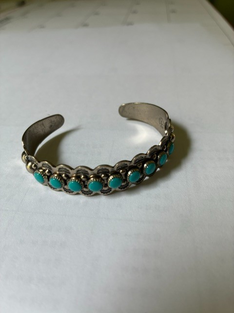 Vintage Nickel Silver Bell Bracelet