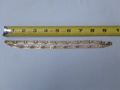 Lot of 2 Chain Gold Tone Vintage Y2K Necklace 18 in Gold Tone Rope Chain 26 in