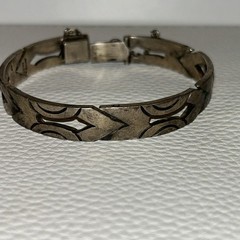 Rare J Sotelo STERLING SILVER 925 TESTED MODERNIST BRACELET Vintage TAXCO Mexico