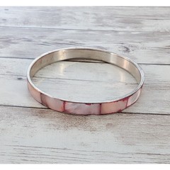 Vintage Bracelet Inlayed Red/Pink Tones