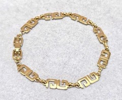Gold Color Bracelet, 19.5cm, Used, Waterproof, No Accessories