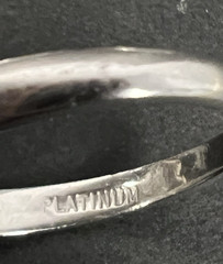 Vintage Platinum 3.30CTW Marquise Diamond Ring Pendant Estate VS1 SI1